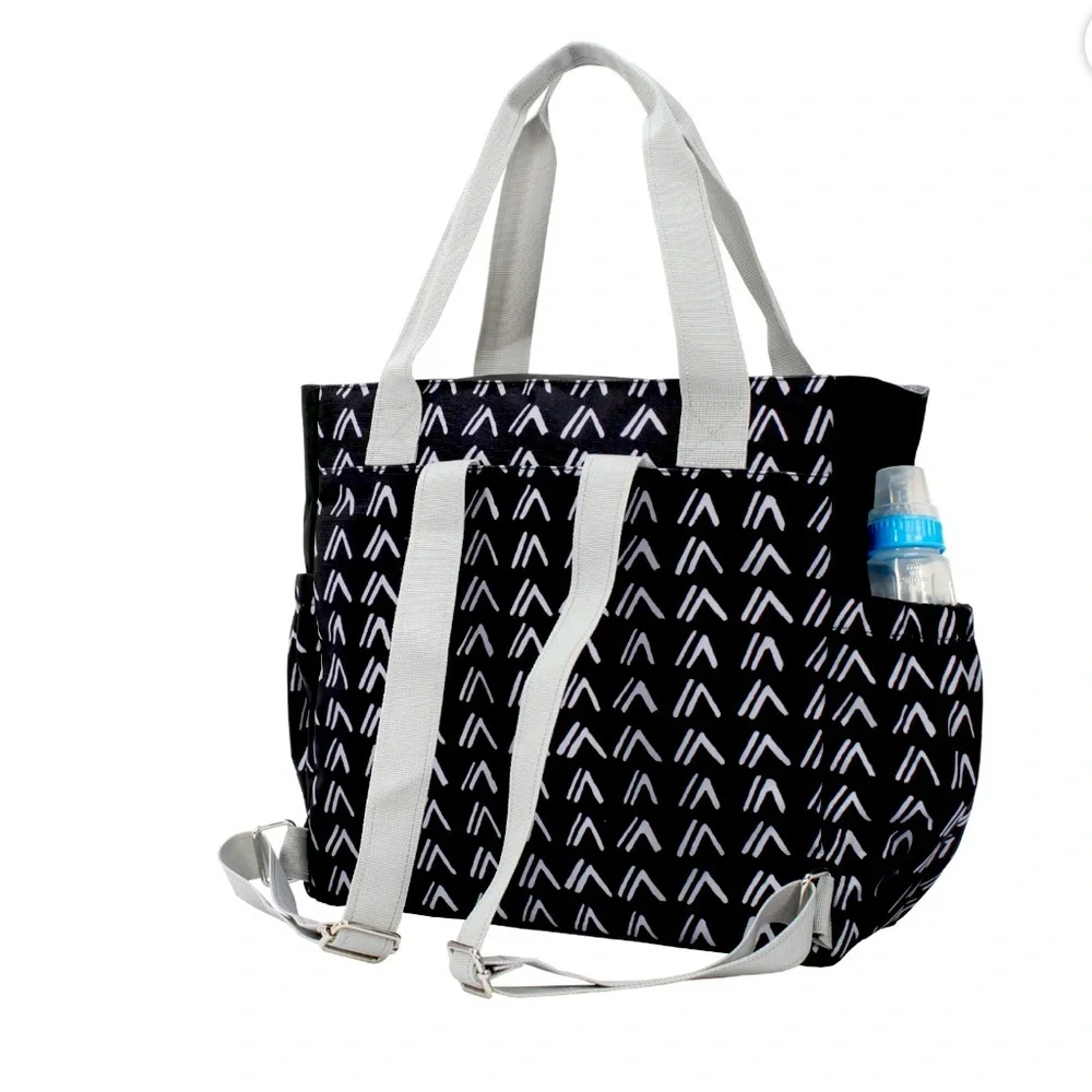NEW iPACK Baby Diaper Bag Backpack with Drop Front Changing Pad Unisex